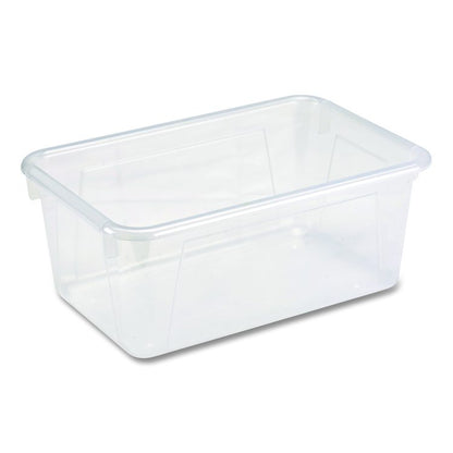 Cubby Bin, 1.8 gal, 7.8" x 12.09" x 5.18", Translucent, 5/Pack