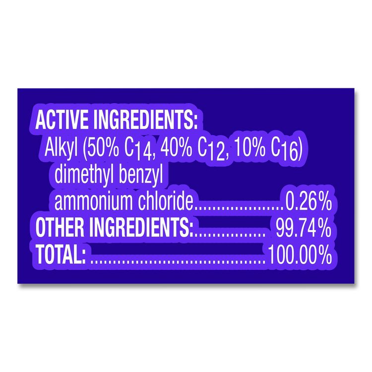 Disinfecting Wipes, 1-Ply, 7 x 7.25, Lavender and Cotton Blossom, White, 80 Wipes/Canister