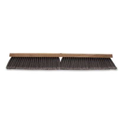 Flagged Floor Sweep, 3" Gray Flagged Filament Bristles, 24" Brush, 12/Carton