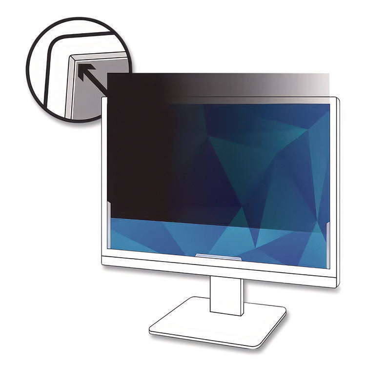 Frameless Blackout Privacy Filter for 19" Flat Panel Monitor