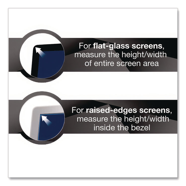 Frameless Blackout Privacy Filter for 13.3" Widescreen Laptop, 16:9 Aspect Ratio