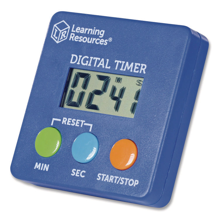 Classroom Timer, LCD, 5.3 x 3.6 x 0.9, Blue