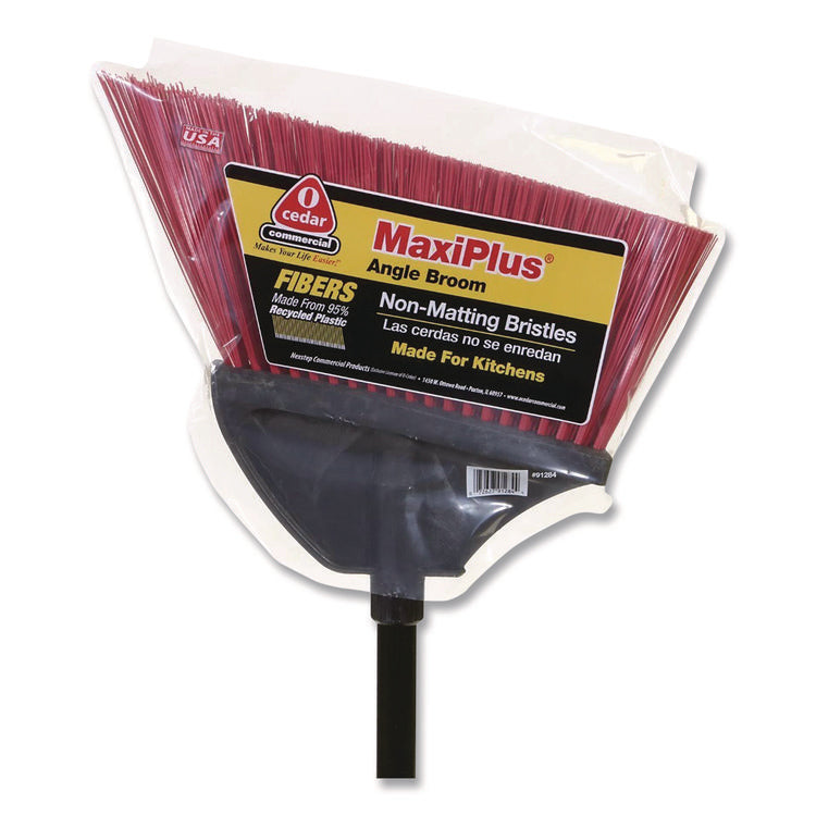 MaxiPlus Angle Broom, 56" Length, Red/Black