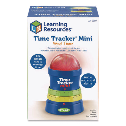 Time Tracker Mini, LCD, 4.1 x 6.1 x 4.1, Assorted Colors, 4 Timers