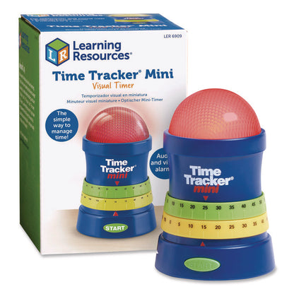 Time Tracker Mini, LCD, 4.1 x 6.1 x 4.1, Assorted Colors, 4 Timers