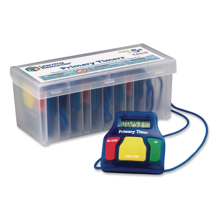 Student Timer, LCD, , Assorted Colors, 6 Timers
