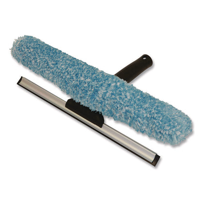 MaxiPlus Combo Window Washer and Squeegee, 12" Wide Blade, 8.5" Handle