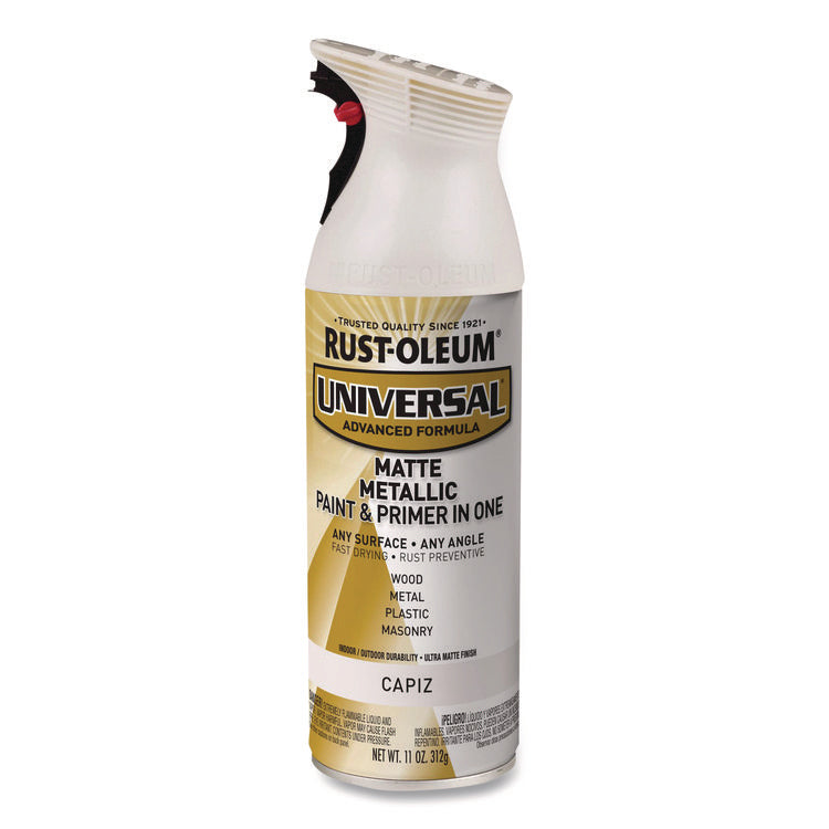 Universal Premium Spray Paint, Metallic Capiz, 11 oz Aerosol Can, 6/Carton