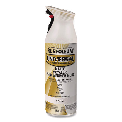 Universal Premium Spray Paint, Metallic Capiz, 11 oz Aerosol Can, 6/Carton