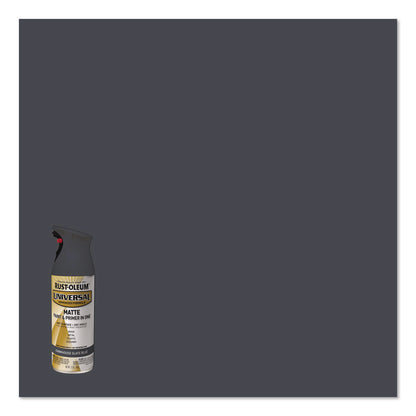 Universal Premium Spray Paint, Matte Slate Blue, 12 oz Aerosol Can, 6/Carton