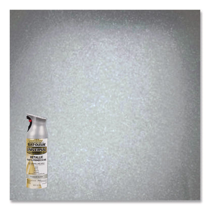 Universal Premium Spray Paint, Metallic Silver, 12 oz Aerosol Can