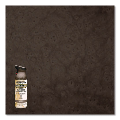 Universal Premium Spray Paint, Hammer Brown, 12 oz Aerosol Can, 6/Carton