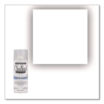 Ultra Matte Chalked Paint, Matte Clear, 12 oz Aerosol Can, 6/Carton