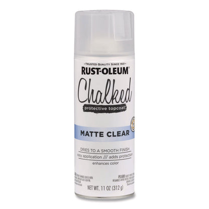 Ultra Matte Chalked Paint, Matte Clear, 12 oz Aerosol Can, 6/Carton