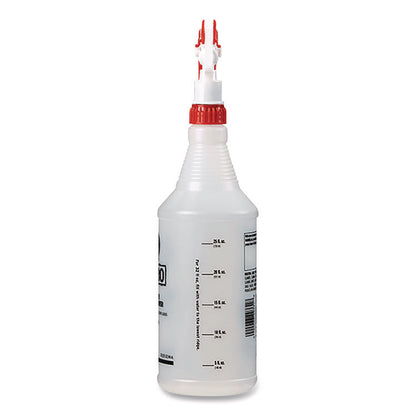 Empty Trigger Sprayer, 32 oz, Clear, 12/Carton