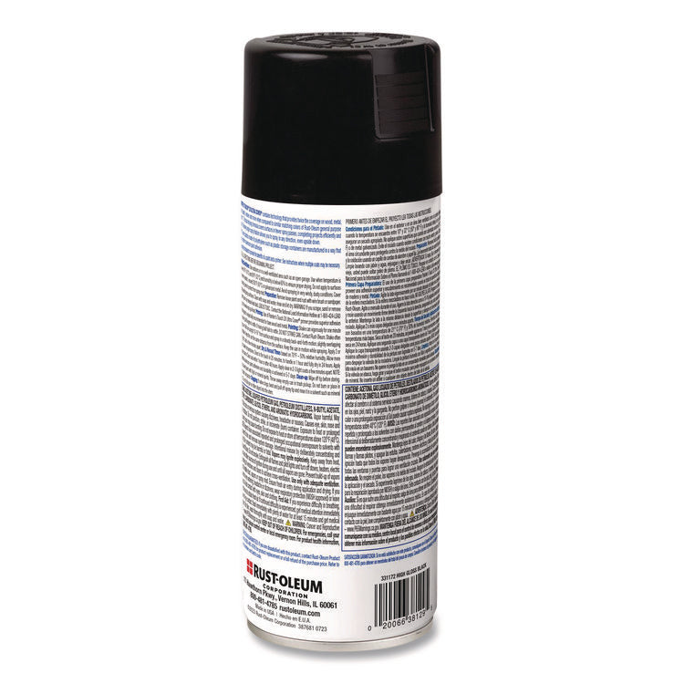 Painter's Touch 2X Ultra Cover Spray Paint, High Gloss Black, 12 oz Aerosol Can, 6/Carton