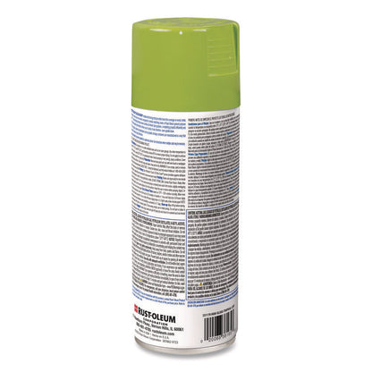 Painter's Touch 2X Ultra Cover Spray Paint, High Gloss Tropical Leaf, 12 oz Aerosol Can, 6/Carton