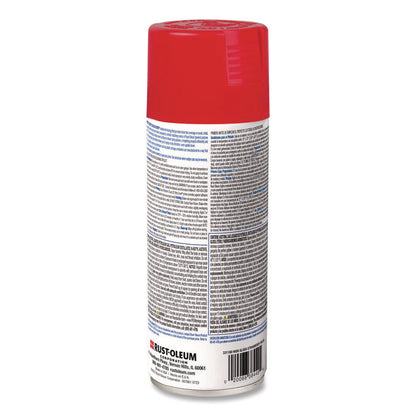 Painter's Touch 2X Ultra Cover Spray Paint, High Gloss Strawberry Fields, 12 oz Aerosol Can, 6/Carton