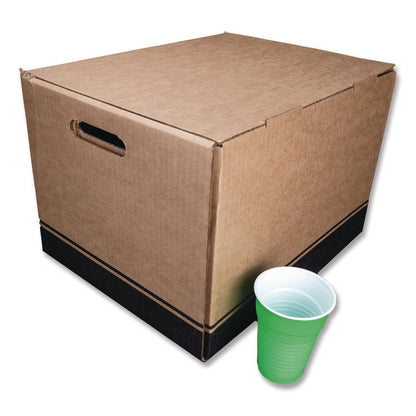 Carryout Boxes, Large Transport Box, 13.5 x 17 x 11.25, Kraft, 15/Carton