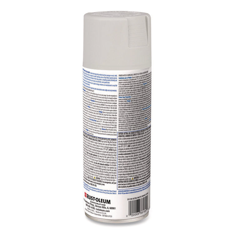 Painter's Touch 2X Ultra Cover Spray Paint, Ultra Matte Gray, 12 oz Aerosol Can