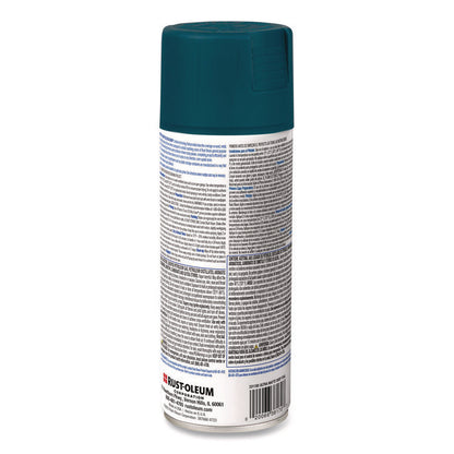 Painter's Touch 2X Ultra Cover Spray Paint, Ultra Matte Teal, 12 oz Aerosol Can