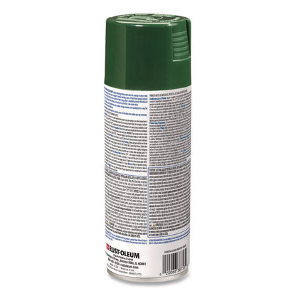 Painter's Touch 2X Ultra Cover Spray Paint, Gloss Hunter Green, 12 oz Aerosol Can, 6/Carton