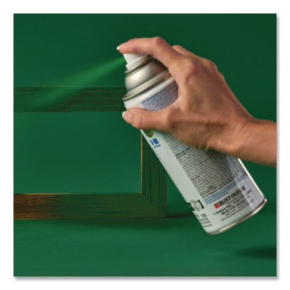 Painter's Touch 2X Ultra Cover Spray Paint, Gloss Hunter Green, 12 oz Aerosol Can, 6/Carton