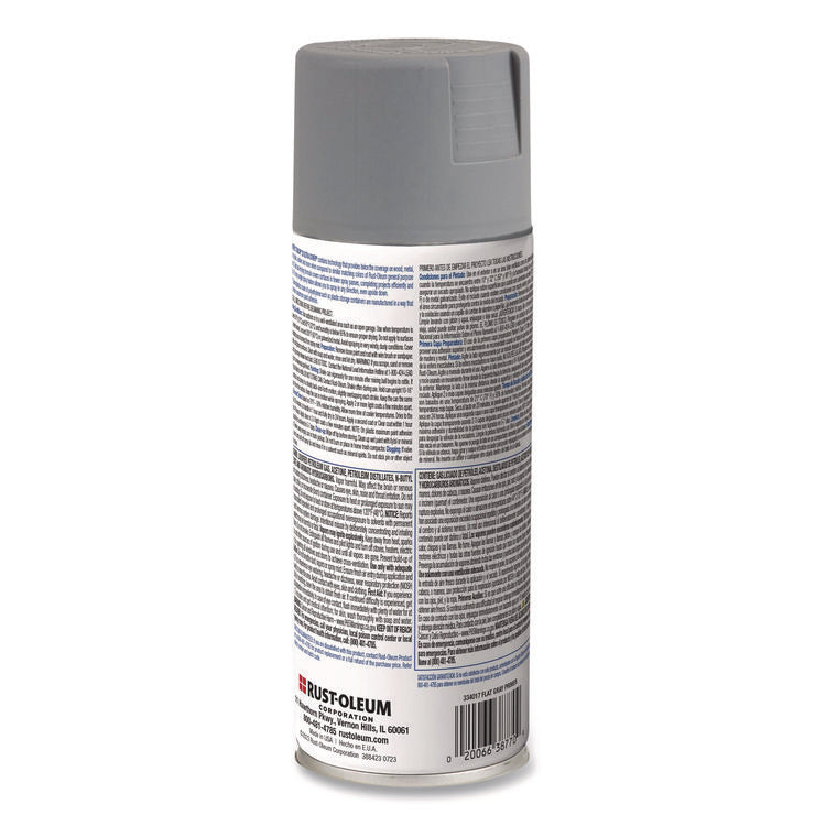 Painter's Touch 2X Ultra Cover Spray Paint, Flat Gray, 12 oz Aerosol Can