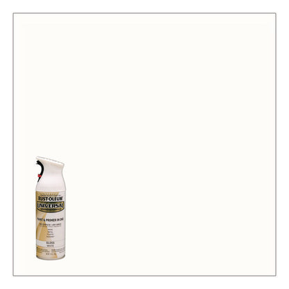 Universal Premium Spray Paint, Gloss White, 12 oz Aerosol Can