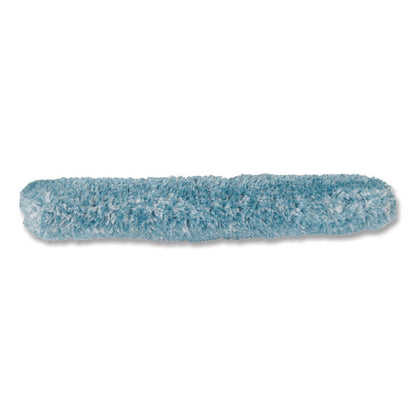 MaxiPlus Combo Window Washer and Squeegee Microfiber Replacement Sleeve, 15.5" Wide, Blue