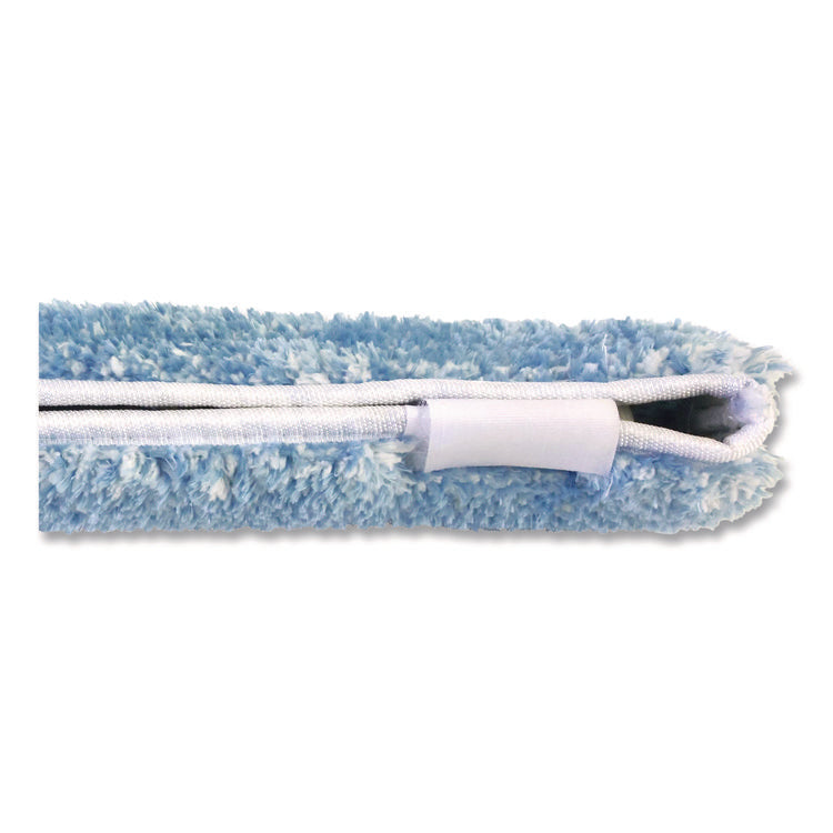 MaxiPlus Combo Window Washer and Squeegee Microfiber Replacement Sleeve, 15.5" Wide, Blue
