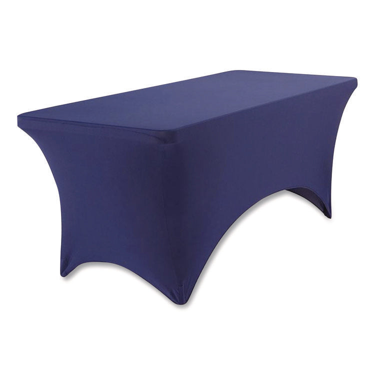 iGear Fabric Table Cover, Polyester/Spandex, 30 "x 72", Blue