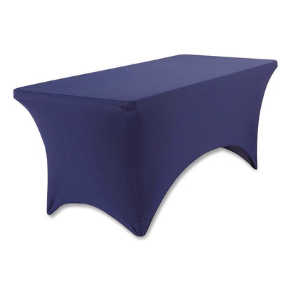 iGear Fabric Table Cover, Polyester/Spandex, 30 "x 72", Blue
