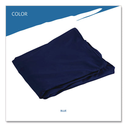 iGear Fabric Table Cover, Polyester/Spandex, 30 "x 72", Blue