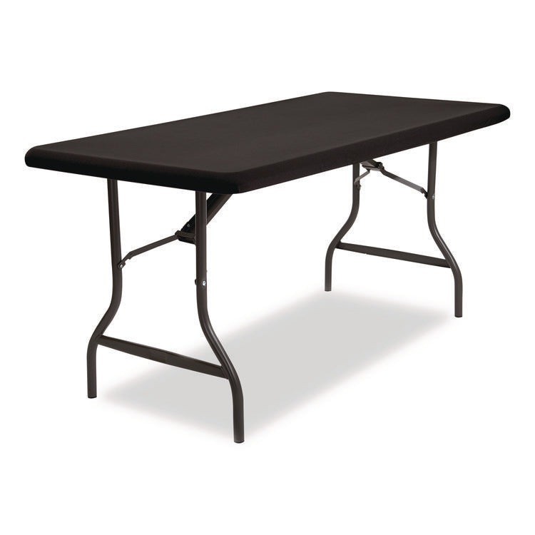 iGear Fabric Table Top Cap Cover, Polyester/Spandex, 30" x 72", Black