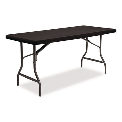 iGear Fabric Table Top Cap Cover, Polyester/Spandex, 30" x 72", Black