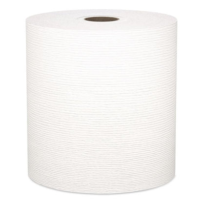 Universal Hard Roll Paper Towels with Premium Absorbency Pockets, 1-Ply, 8" x 425 ft, 1.5" Core, White, 12 Rolls/Carton