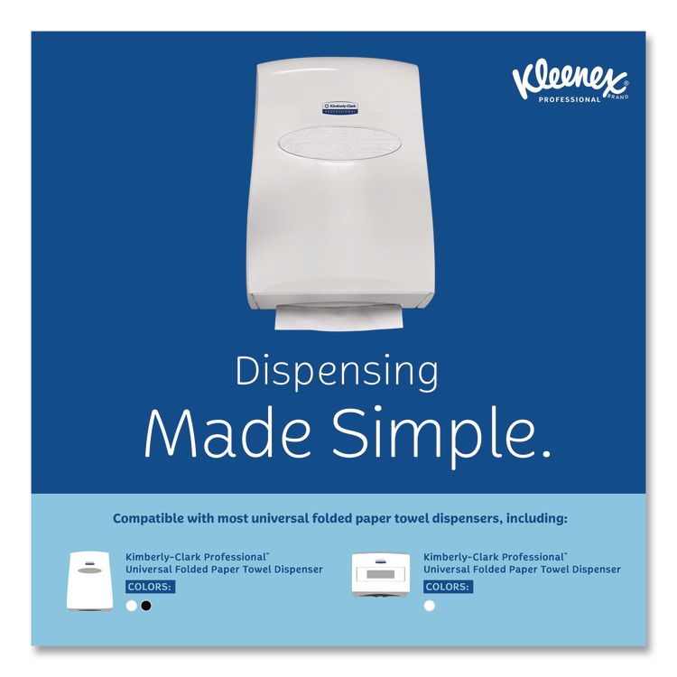 Multi-Fold Paper Towels, 1-Ply, 9.2 x 9.4, White, 150/Pack, 16 Packs/Carton