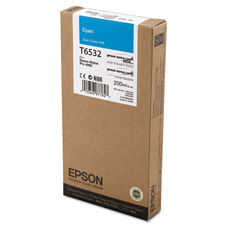 T653200 UltraChrome HDR Ink, Cyan