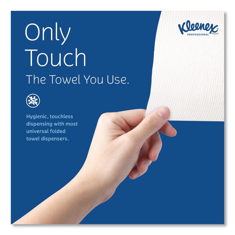 Premiere Folded Towels, 1-Ply, 9.4 x 12,4, White, 120/Pack, 25 Packs/Carton