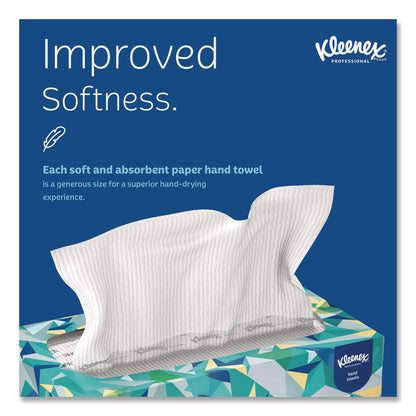 Hand Towels, POP-UP Box, Cloth, 1-Ply, 9 x 10.5, Unscented, White, 120/Box, 18 Boxes/Carton
