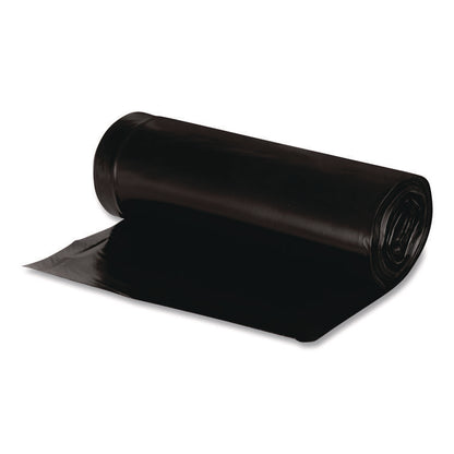 Linear Low Density Recycled Can Liners, 45 gal, 2 mil, 40" x 46", Black, 10 Bags/Roll, 10 Rolls/Carton