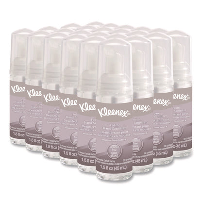 Alcohol-Free Foam Hand Sanitizer, 1.5 oz Pump Bottle, Unscented, 24/Carton
