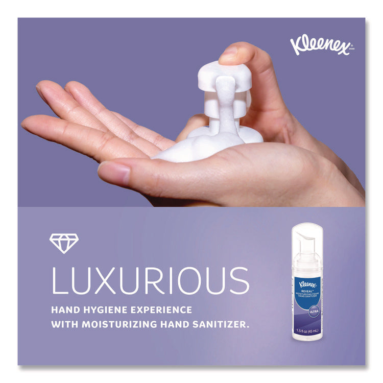 Ultra Moisturizing Foam Hand Sanitizer, 1.5 oz Pump Bottle, Unscented