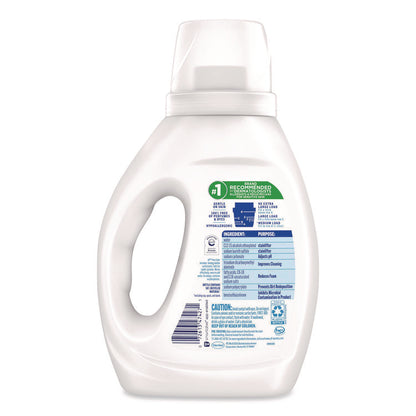 Free Clear HE Laundry Detergent, 24 Loads, Unscented, 30 oz Bottle, 6/Carton
