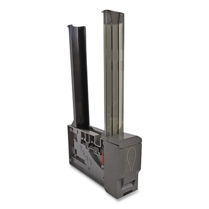 Cutlery Dispenser Tower, Holds 125 Spoons, 2.6 x 15.4, Gray, 10/Carton