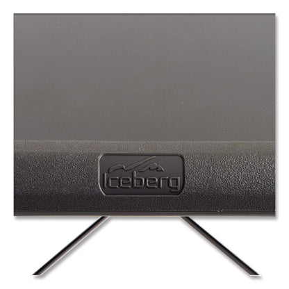 IndestrucTable Industrial Folding Table, Rectangular, 60" x 30" x 29", Charcoal
