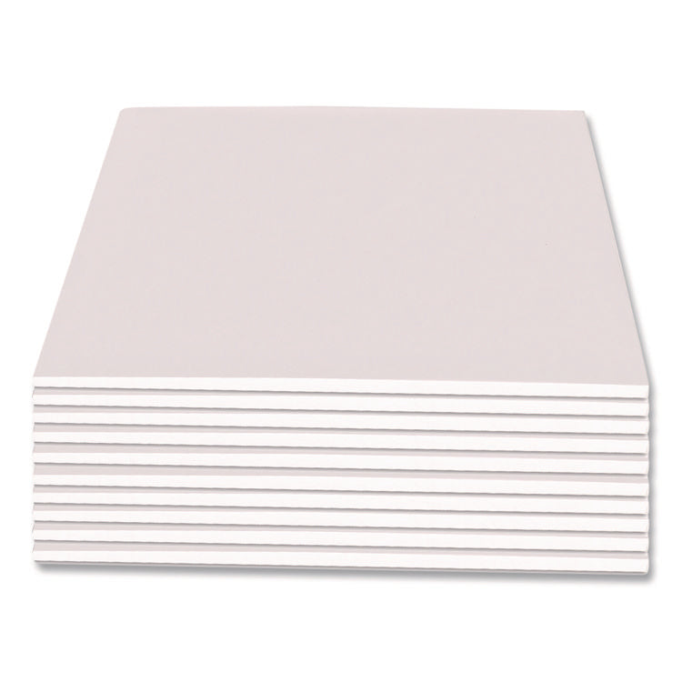 Scratch Pads, Unruled, (100) White 3 x 5 Sheets, 12/Pack