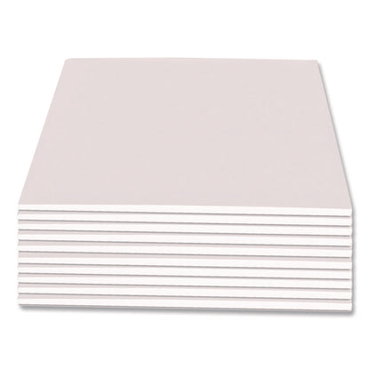 Scratch Pads, Unruled, (100) White 3 x 5 Sheets, 12/Pack