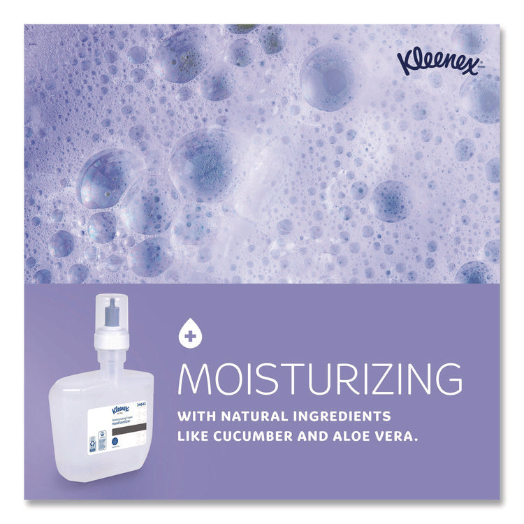 Ultra Moisturizing Foam Hand Sanitizer, 1,200 mL Cassette, Unscented, 2/Carton